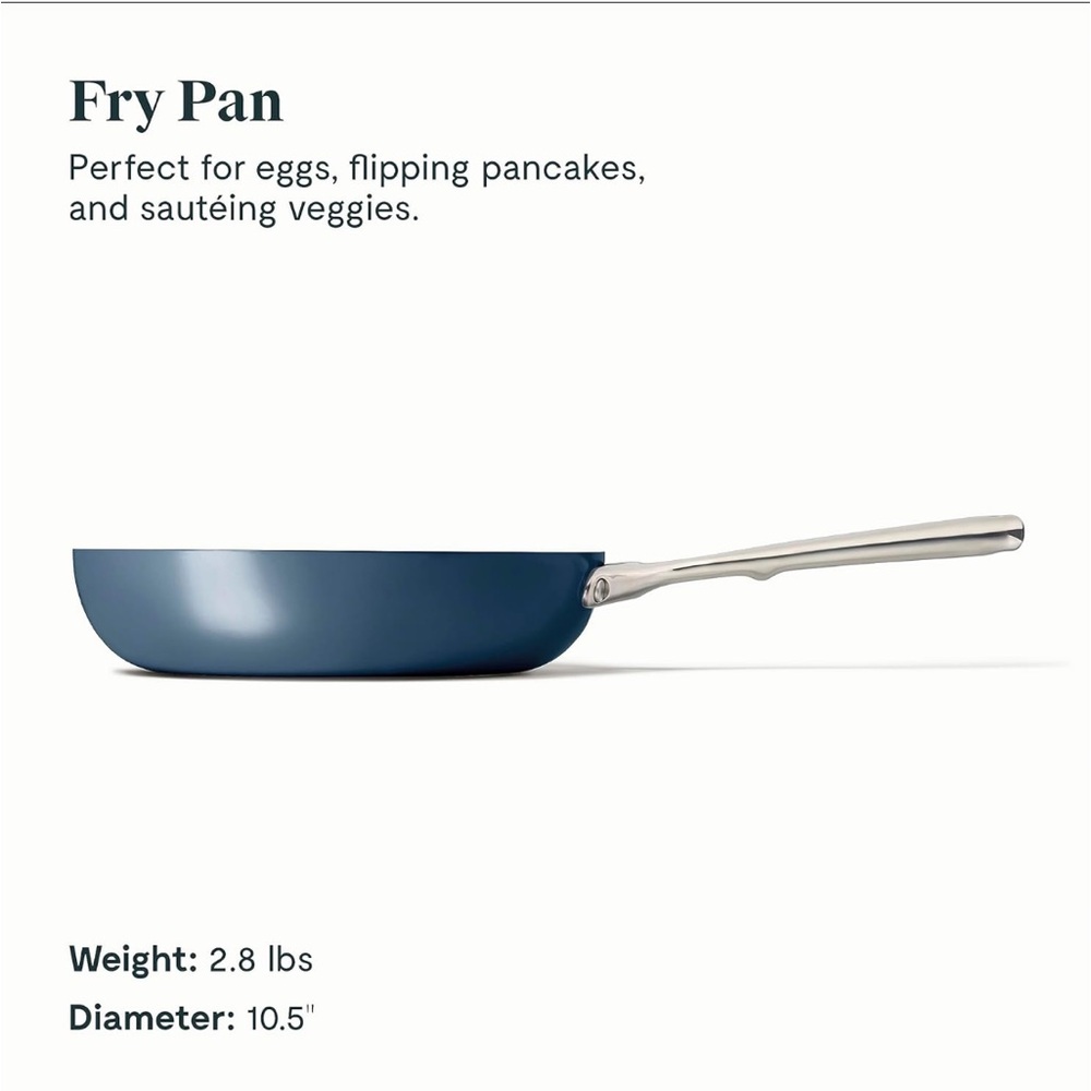 Caraway Home 10.5” Ceramic Fry Pan - Navy | NEW